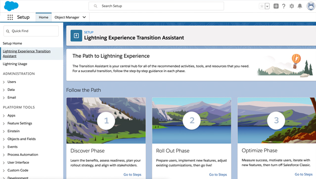 Transition from Classic to Salesforce Lightning